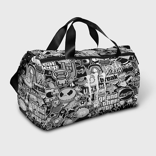 Спортивная сумка Monster energy trend black / 3D-принт – фото 1