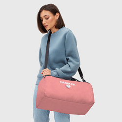 Сумки спортивные Самара сердце, цвет: 3D-принт — фото 2