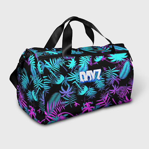 Спортивная сумка Dayz неоновые тропики / 3D-принт – фото 1