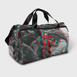 Сумки спортивные Monster energy glitch, цвет: 3D-принт