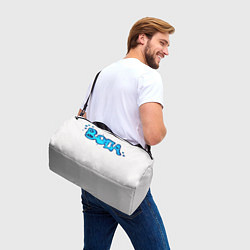 Сумки спортивные Вода мерч логотип надпись, цвет: 3D-принт — фото 2