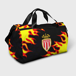 Сумки спортивные Монако огненный фон текстура, цвет: 3D-принт