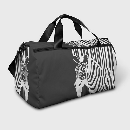 Спортивная сумка Зебра / 3D-принт – фото 1