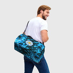Сумки спортивные Лестер Сити штрихи во льду, цвет: 3D-принт — фото 2
