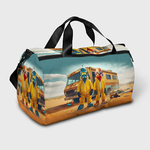 Спортивная сумка Zoidberg and Bender - Breaking bad soap opera / 3D-принт – фото 1