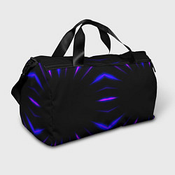 Сумки спортивные Color black neon stripes, цвет: 3D-принт
