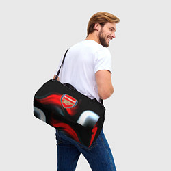 Сумки спортивные Арсенал абстракция аолна, цвет: 3D-принт — фото 2