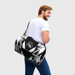 Сумки спортивные Real Madrid геометрия спорт, цвет: 3D-принт — фото 2