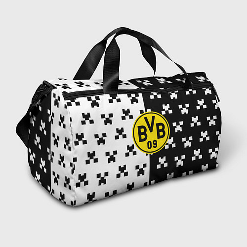 Спортивная сумка Borussia pattern minecraft / 3D-принт – фото 1