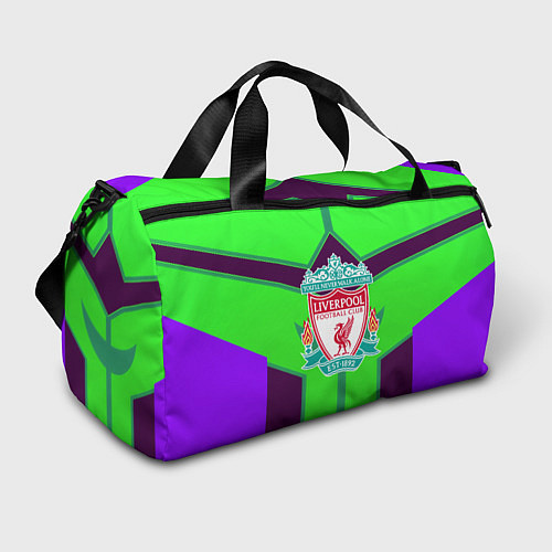 Спортивная сумка Liverpool геометрия текстура спорт / 3D-принт – фото 1