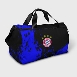 Сумки спортивные Бавария Мюнхен синие краски, цвет: 3D-принт