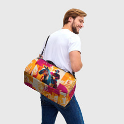 Сумки спортивные Дед Мороз на коне, цвет: 3D-принт — фото 2