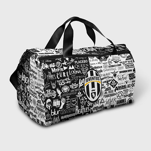 Спортивная сумка Juventus рок музыка / 3D-принт – фото 1