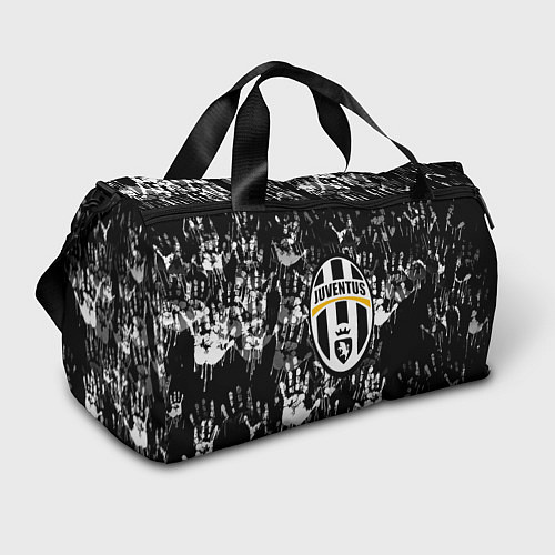 Спортивная сумка Ювентус текстура руки краски / 3D-принт – фото 1