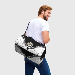 Сумки спортивные Ювентус краски всплеск текстура, цвет: 3D-принт — фото 2