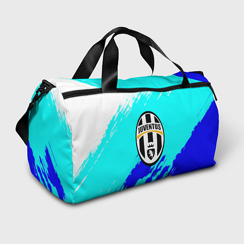 Спортивная сумка Ювентус краски штрихи текстура / 3D-принт – фото 1