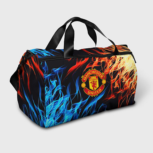 Спортивная сумка Манчестер Юнайтед огонь битва / 3D-принт – фото 1