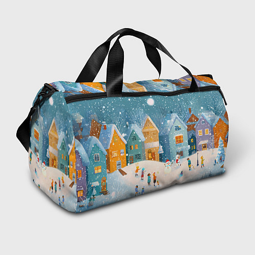 Спортивная сумка Новогодние каникулы / 3D-принт – фото 1