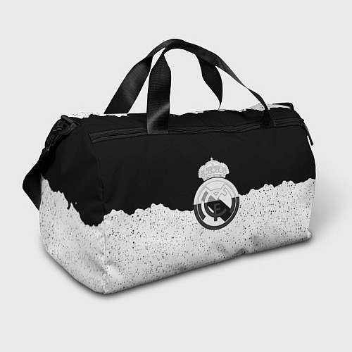 Спортивная сумка Реал Мадрид лого ночь текстура / 3D-принт – фото 1