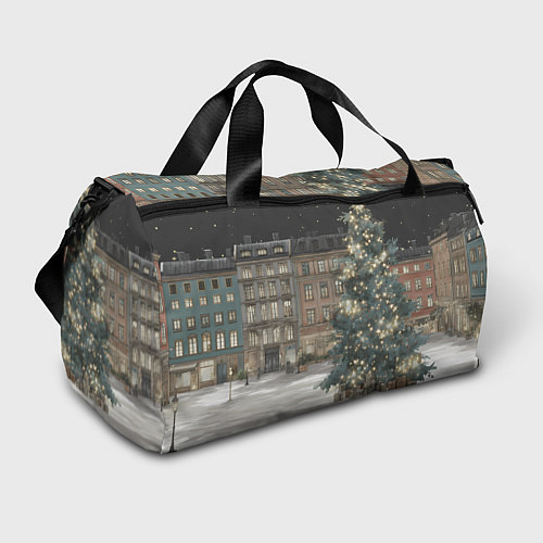 Спортивная сумка Елка во дворе / 3D-принт – фото 1