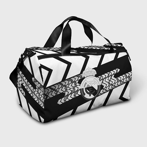 Спортивная сумка Реал Мадрид краски полосы / 3D-принт – фото 1