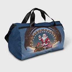 Спортивная сумка Санта с мешком подарков