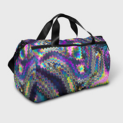 Сумки спортивные Абстракция переливы, цвет: 3D-принт