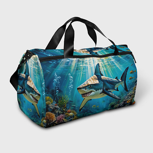 Спортивная сумка Хищник кораллового рифа / 3D-принт – фото 1