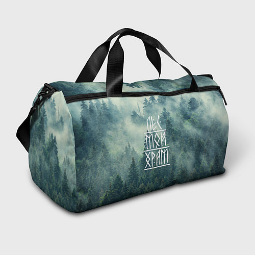 Спортивная сумка Лес мой храм / 3D-принт – фото 1