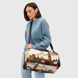 Сумки спортивные Лондон в осеннем сиянии, цвет: 3D-принт — фото 2