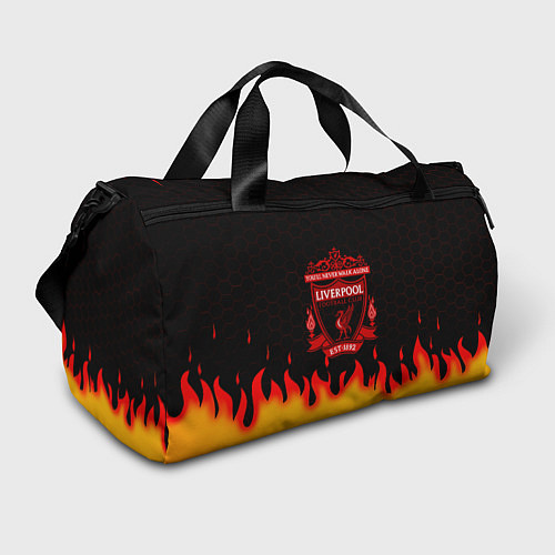 Спортивная сумка Liverpool огонь спорт / 3D-принт – фото 1