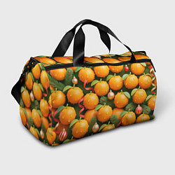 Сумки спортивные Мандариновое настроение, цвет: 3D-принт