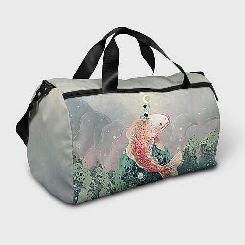 Спортивная сумка Рыба / 3D-принт – фото 1