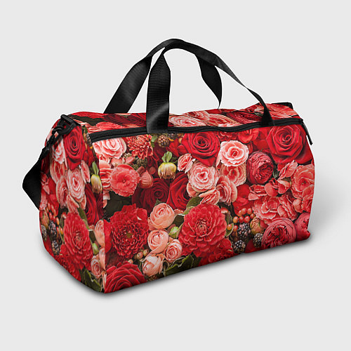 Спортивная сумка Ассорти из цветов / 3D-принт – фото 1