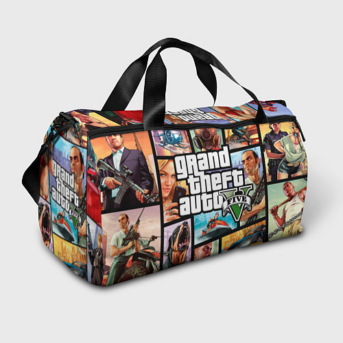 Спортивная сумка GTA 5: City Stories / 3D-принт – фото 1