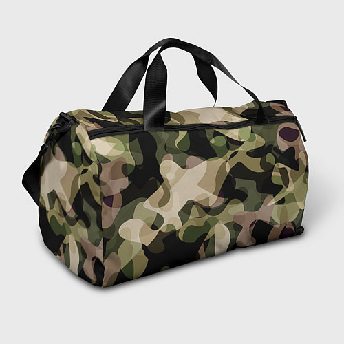 Спортивная сумка Камуфляж / 3D-принт – фото 1