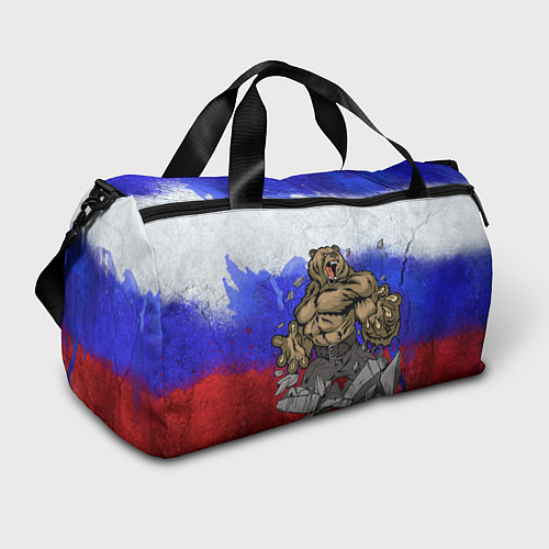 Спортивная сумка Русский медведь / 3D-принт – фото 1