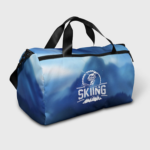 Спортивная сумка Лыжный спорт / 3D-принт – фото 1