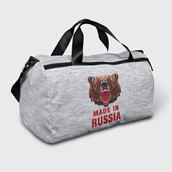Сумки спортивные Bear: Made in Russia, цвет: 3D-принт