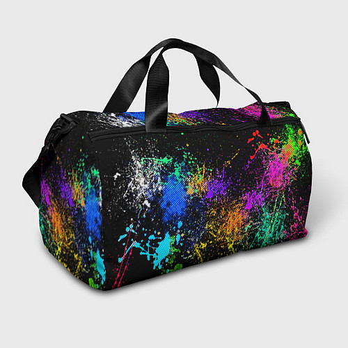 Спортивная сумка Брызги красок / 3D-принт – фото 1