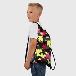 Рюкзак-мешок Камуфляж: контраст цветов, цвет: 3D-принт — фото 2