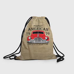 Рюкзак-мешок American retro auto, цвет: 3D-принт