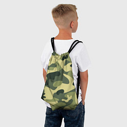 Рюкзак-мешок Камуфляж: зеленый/хаки, цвет: 3D-принт — фото 2
