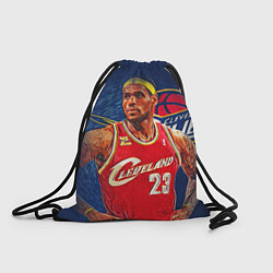 Рюкзак-мешок LeBron 23: Cleveland, цвет: 3D-принт
