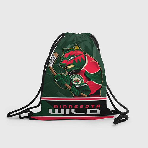 Мешок для обуви Minnesota Wild / 3D-принт – фото 1