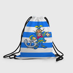 Рюкзак-мешок Капитан Баклан, цвет: 3D-принт
