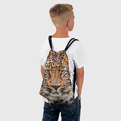 Рюкзак-мешок Грустный леопард, цвет: 3D-принт — фото 2