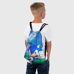 Рюкзак-мешок Sonic Boom, цвет: 3D-принт — фото 2