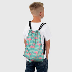 Рюкзак-мешок Flamingo Pattern, цвет: 3D-принт — фото 2