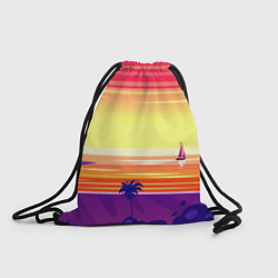 Рюкзак-мешок Гавайский вечер, цвет: 3D-принт